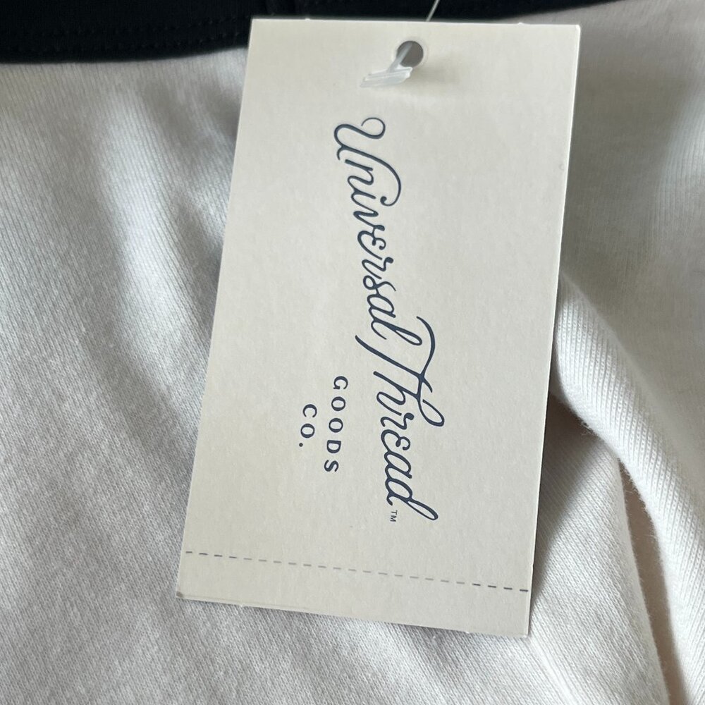 NWT Universal Thread Cream/Black T-shirt and Tank Set XL - Picture 12 of 13